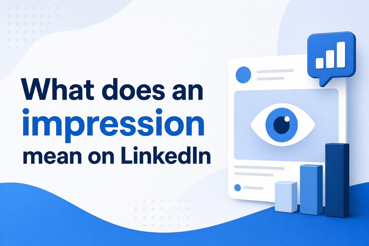 what-does-an-impression-mean-on-linkedin-e941 LinkedIn analytics dashboard showing impression metrics on a professional post
